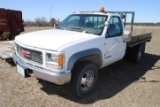 1996 GMC SL 3500, 6.5 Diesel, dually, 4WD, cloth interior, 5-speed manual transmission, crank window