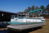 1996 20' Kennedy Pontoon, with Evinrude 25HP motor with tilt & trim, swim ladder, owner states 