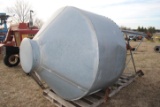 2-Ton Bulk Bin, auger, ladder, parts are there