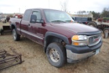 **T** 2002 GMC Sierra 2500 HD air bag rear suspension, extended cab, short box, Leather int., power