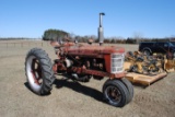Farmall 'H' Tractor, narrow front, 540 pto, side pulley, 12V system, 6.00-16 fronts (weather checked