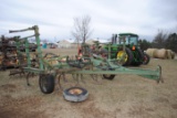 21' John Deere 1000 Cultivator,Hydraulic wingfold, w/3-bar harrow, new hoses plus spare tire