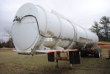 **T** 1974 Tank Butl, SE Trailer 9000 gallon, newer rear chasis, Low-pro 295/75R-22.5, was used for