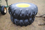 18.4-26  Firestone Tires on rims off JD 4400 combine