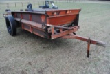 Forage King 200 bu. Manure Spreader single beater, new wood floor, new chains, new beater bearings,
