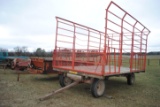 Meyers Throw rack 9x16' on MN Super 6 running gear