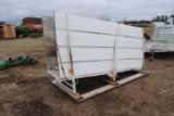 9' wood cattle chute- adjustable height