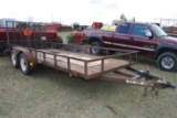 **T** 2004 Cary Trailer 7'x16' w/ 14