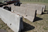 4 cement barriers-(sell 4 times the money)