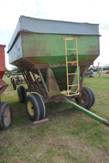 Brent 300 bushel gravity box on John Deere 1065 running gear