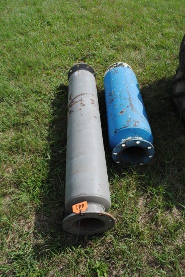 Grain Vac silencers - universal, pair to go