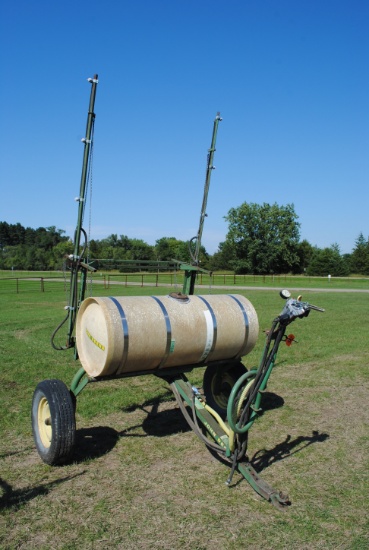 John Deere 29B sprayer, approx. 20', no pump