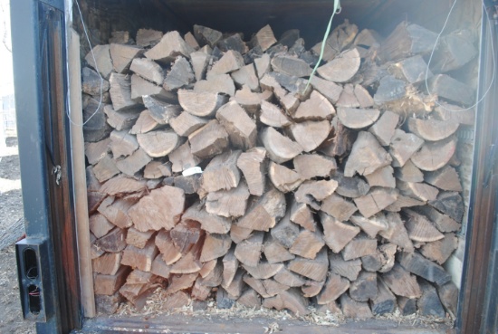 Approx. 9 cords of split firewood. Buyer is responsible for removal.