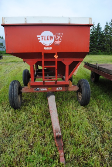 EZ Flow Gravity Box on E-Z Trail 672 running gear