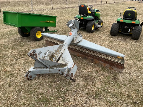 Hiniker SB8, 8', 3-pt back blade w/ manual turn & tilt