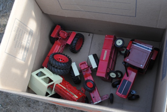 Box of 1/16 Scale- Toys, played with International 1256 Turbo w/ cab & dual