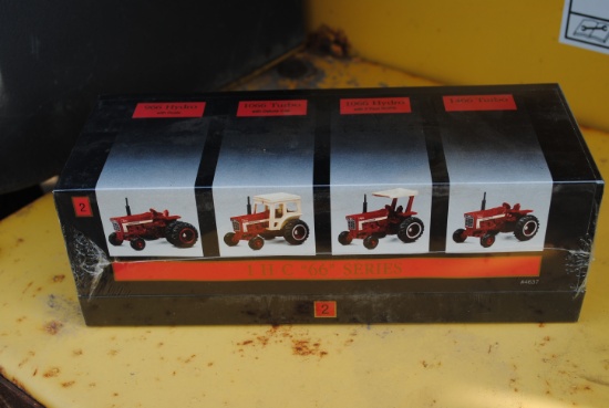 Ertl 1/16 (3) Farmall Cub Two are red, one is white/yellow, IH 66' series b