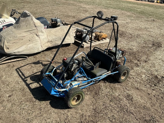 Go-kart with Tecumseh 6HP motor, with extra engine