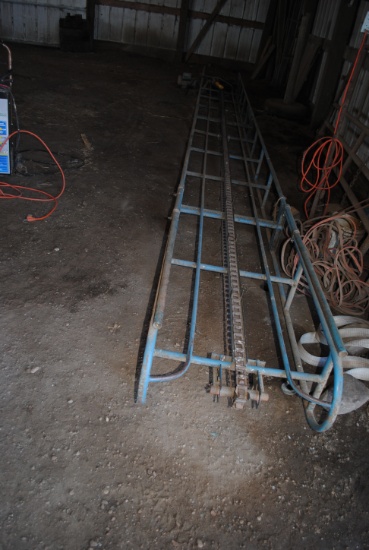 Allied 23' Hay Conveyor w/electric motor w/8' add-on section, "works," shedded