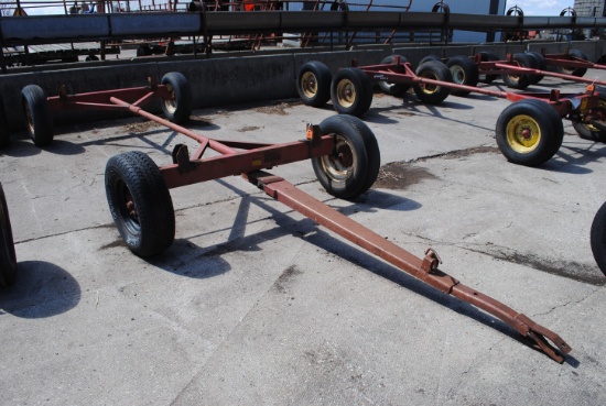 4-Wheel running gear, w/extendable pole