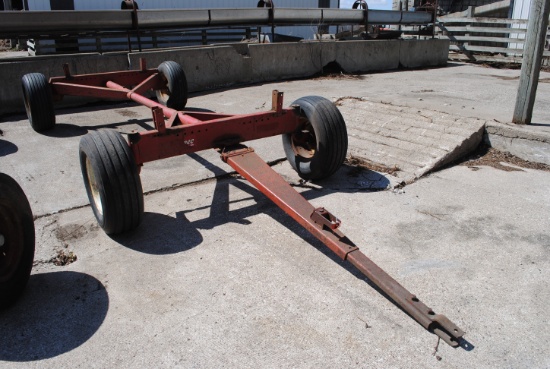 Kewanee No. 47 4-wheel running gear w/extendable pole
