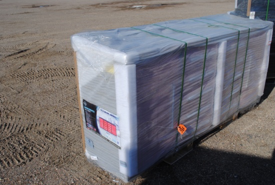 Unused 2025 7FT Work Bench with 10-drawers & 2 cabinets, 87"x23"x39", drawers with lock and anti-sli