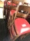 Chairs Wood Frame Red Cushion