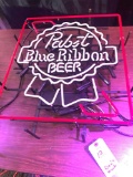 Pabst Blue Ribbon Neon Damaged