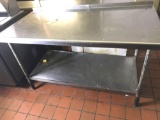 Stainless Steel Preparation Table