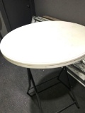 Poly Circular Folding Table