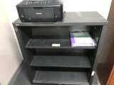 Shelving Unit & Copier/Fax Machine
