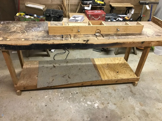 Shop Table and Fence