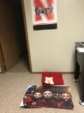 Huskers Blanket, Iowa State and Twins pin ups