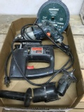 Electric Drill, Jigsaw, and Hole Saws