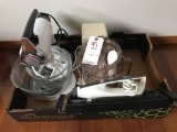 Electric mixer, Electric knife, and Food processor