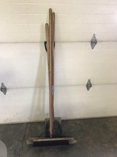 Push Brooms, Sand Shovel, and Utility Scraper