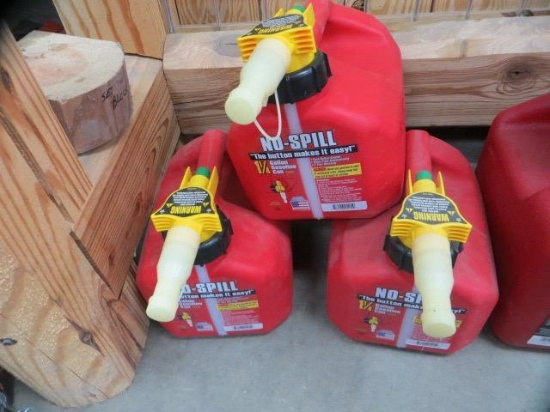 No-Spill 1.25 gal. gas can