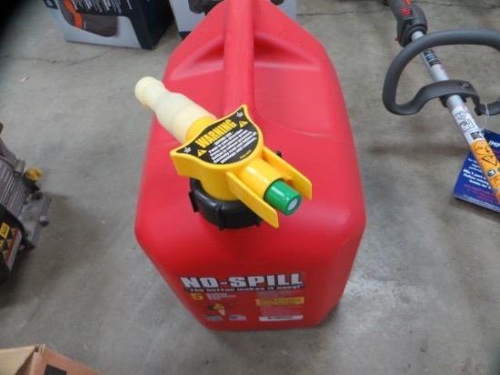 5 gal. no-spill gas can