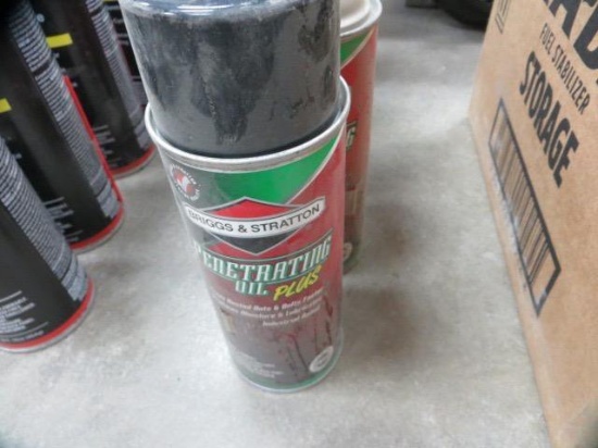 5 cans of Briggs & Stratton penetrating oil