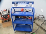 Husqvarna Blue Metal Rack