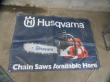 Husqvarna Chain Saw Banner