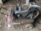 20-gallon 110V twin cylinder air compressor. One wheel needs repair.