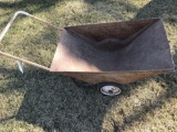 Antique yard cart/wheelbarrow. No shipping.