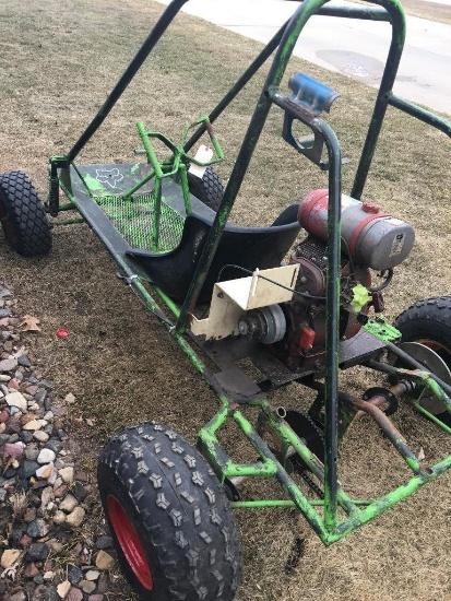 Home made go cart with Kohler motor. Runs.