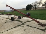 6'' truck auger x 24', 5hp single phase electric motor, runs good