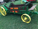 JD model E manure spreader, RESTORED with new floor and sides, works good, but unused since