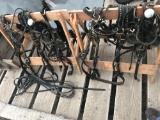 Team harness for 40''-42'' ponies, leather spotted