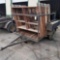 (25) 5' x 5' metal scaffolding with cross braces and customized trailer