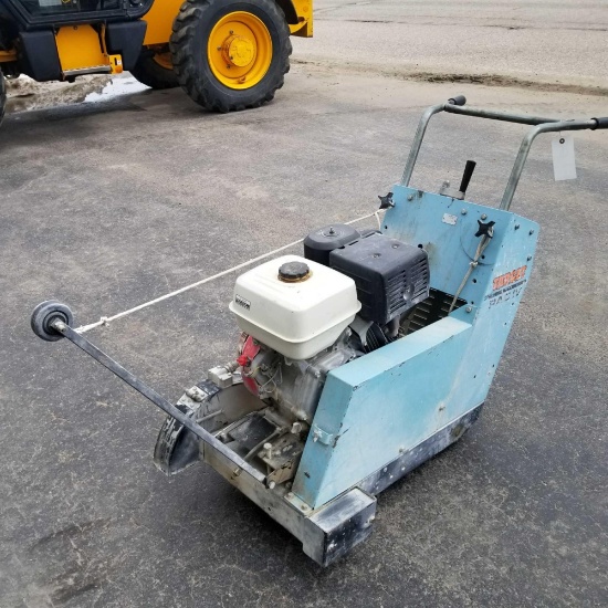 Target pac IV concrete saw, Honda 13HP gas engine no blade