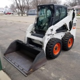 Bobcat S185 skidloader, 925 hrs. Turbo diesel, hydro, heater, hand/foot controls, 10x16 tires (great